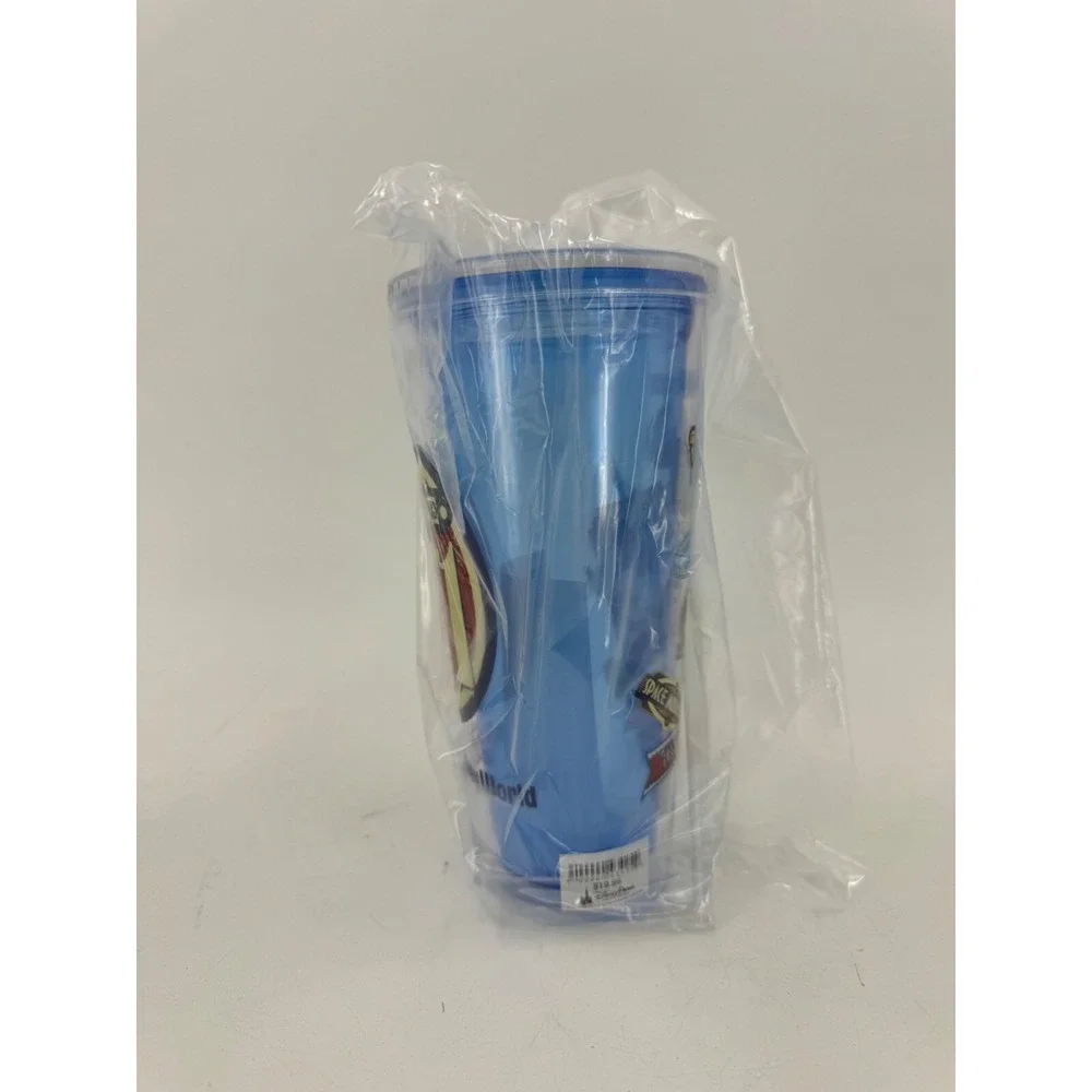 WDW‎ 45 Anniversary Walt Disney World Parks Plastic Tumbler W Straw And Lid NEW